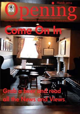 Grab a Beer and Read All the News and Views 2 Opening Times March 2014 Pub of the Month the Navigation, Heaton Norris