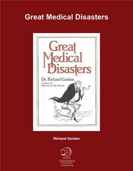 Great Medical Disasters