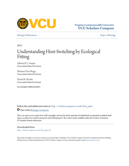 Understanding Host-Switching by Ecological Fitting Sabrina B