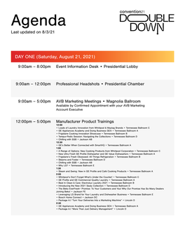 Agenda Last Updated on 8/3/21