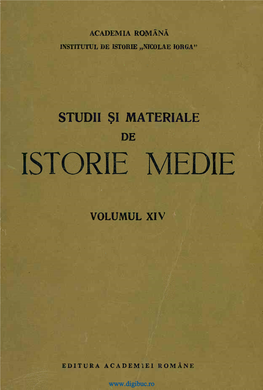 Studii $1 Materiale De Istorie Medie
