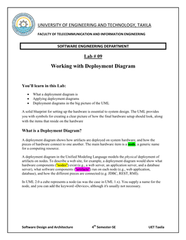 Working with Deployment Diagram