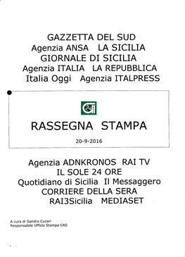 Rassegna Stampa