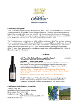 Pinot Noir Appellation