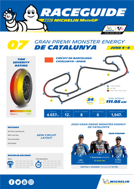 Raceguide 2021 Michelin