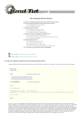 0X03 the Simplest Device Drivers.Pdf
