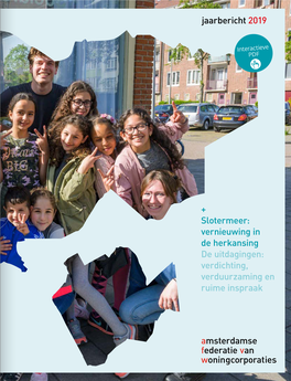 Jaarbericht 2019 Amsterdamse Federatie Van Woningcorporaties +