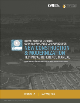 DOD GPC NC Technical Manual: a Reference Supplemental to the Survey, the Technical Manual Includes Guidance for Criteria, References, and Links to Pertinent Websites