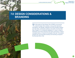 7.0 Design Considerations & Branding