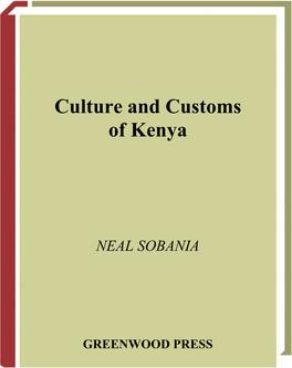 Culture and Customs of Kenya