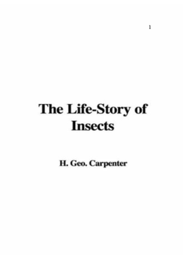 The Life-Stories of Some Sucking Insects 16