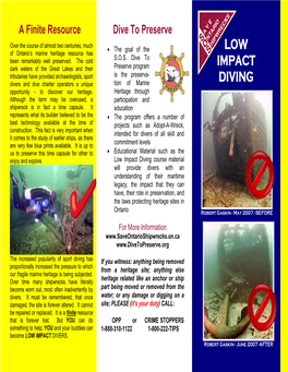 Low Impact Diving