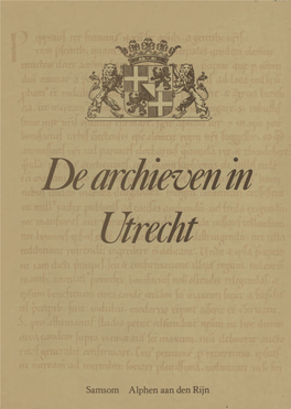De Archieven in Utrecht