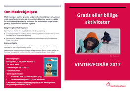 Gratis Eller Billige Aktiviteter VINTER/FORÅR 2017