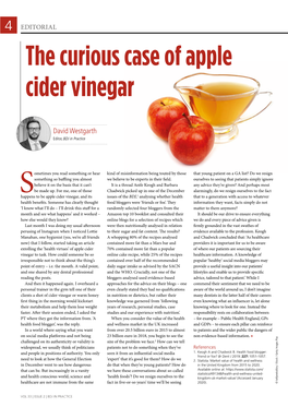 The Curious Case of Apple Cider Vinegar