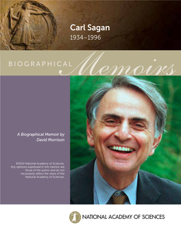 Carl Sagan 1934–1996