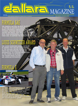 Louis Schwitzer Award Formula Sae Formula E