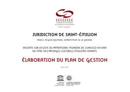 Plan De Gestion, Juridiction De Saint-Émilion