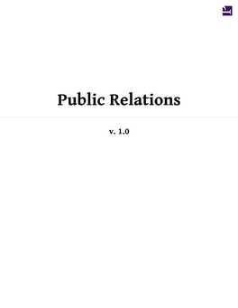 Public Relations