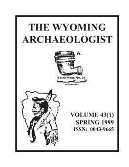 The Wyoming Archaeologist