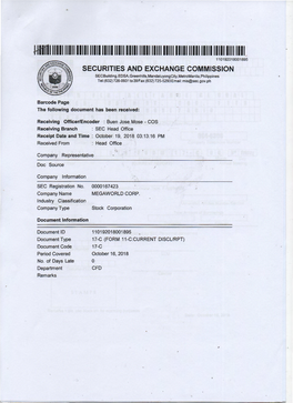 Securities and Exchange Commission