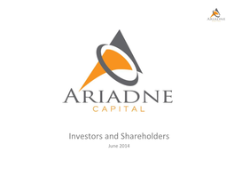 Investors and Shareholders June 2014