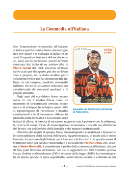 La Commedia All'italiana