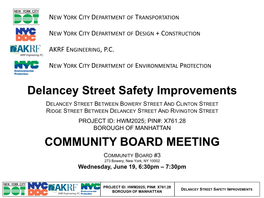 Delancey Street Safety Improvements