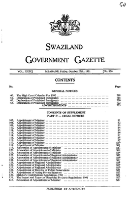 (Government (Gazette