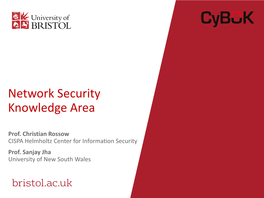 Network Security Knowledge Area