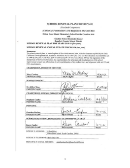 STAKEHOLDER INVOLVEMENT for SCHOOL PLAN (Mandated Component)