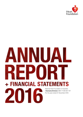 Annual Report 2016 – Tasmania
