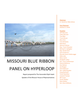 Missouri Blue Ribbon Panel on Hyperloop