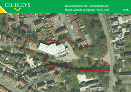 Development Site, Londesborough Road, Market Weighton, YO43