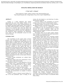 Fouling Mitigation by Design