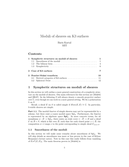 Moduli of Sheaves on K3 Surfaces