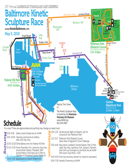 2018 Baltimore Kinetic Sculpture Race Spectators' Guide