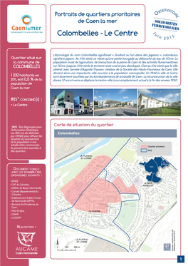 Colombelles - Le Centre I N 2 0 1 5