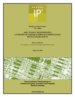 Monopolies? a Theory of Disequilibrium Competition with Uncertainty