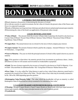 Bond Valuation-14 Bond Valuation