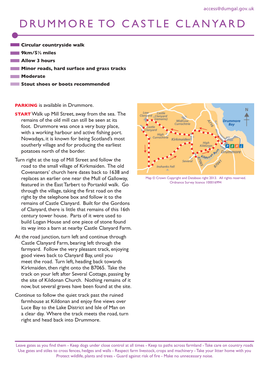 Drummore to Castle Clanyard