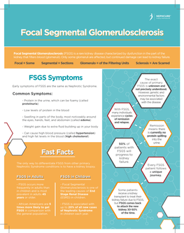 FSGS Fact Sheet 4.12.18