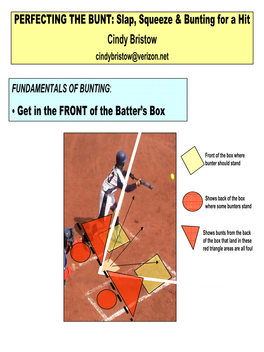 Get in the FRONT of the Batter's Box