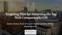 Targeting Plan for Attracting the Top Tech Companies to GM