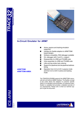 In-Circuit Emulator for ARM7