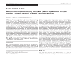 Terrigenous Sediment Supply Along the Chilean Continental Margin: Modern Regional Patterns of Texture and Composition