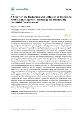 A Study on the Deduction and Diffusion of Promising Artificial