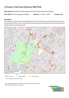 Spinney Hill Factory Trail