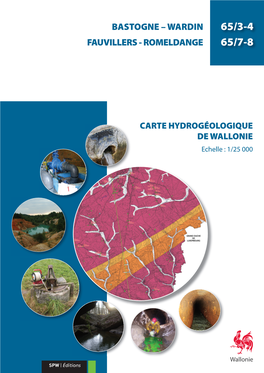 Carte Hydrogéologique De Bastogne – Wardin, Fauvillers – Romeldange