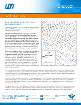 ION Construction Notice